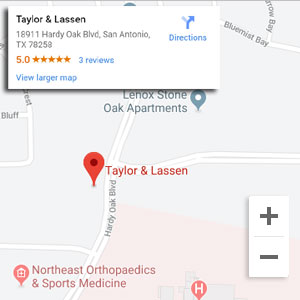 Map-Image-to-Taylor-Lassen-Office-San-Antonio-Divorce-Lawyers-San-Antonio-Texas-78258